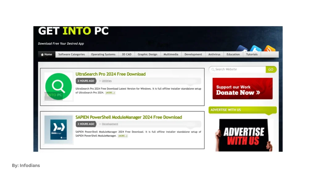 Get Into PC - Premium Software Website